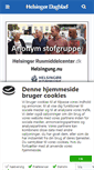 Mobile Screenshot of helsingordagblad.dk